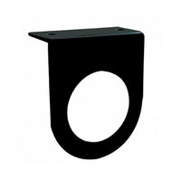 United Pacific - 2-1/2" Black Light Bracket With Flange (1 Hole)