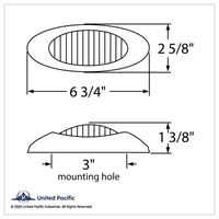United Pacific - "Phantom I" Light Bezel & Lens Kit or Bezel Only