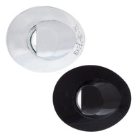 United Pacific - Chrome or Black License Plate Light Lens For 1990-2004 Ford Truck