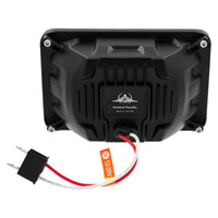 ULTRALIT - Heated 4" X 6" LED Headlight With Glass Lens & Aluminum Housing - High or Low Beam (Chrome or Black)