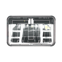 ULTRALIT - Heated 4" X 6" LED Headlight With Polycarbonate Lens & Housing (Low or High Beam)