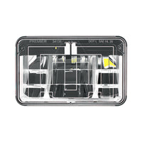 ULTRALIT - Heated 4" X 6" LED Headlight With Polycarbonate Lens & Housing (Low or High Beam)