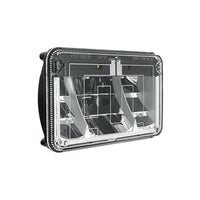 ULTRALIT - Heated 4" X 6" LED Headlight With Polycarbonate Lens & Housing (Low or High Beam)