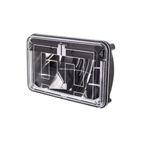 ULTRALIT - Heated 4" X 6" LED Headlight With Polycarbonate Lens & Housing (Low or High Beam)
