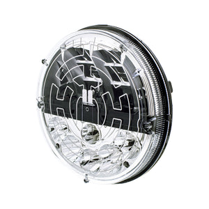 United Pacific - ULTRALIT - Heated 7" LED Headlight With Polycarbonate Lens & Housing
