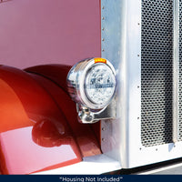 United Pacific - ULTRALIT - Heated 7" LED Headlight With Polycarbonate Lens & Housing