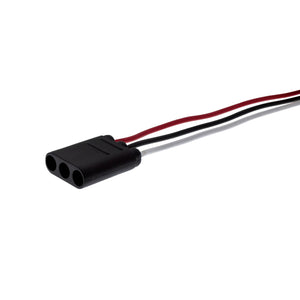 United Pacific - 100 Count 3-Prong Female Bullet Plugs Wire Harness Roll - 98.5' W/12" Lead Between Plugs