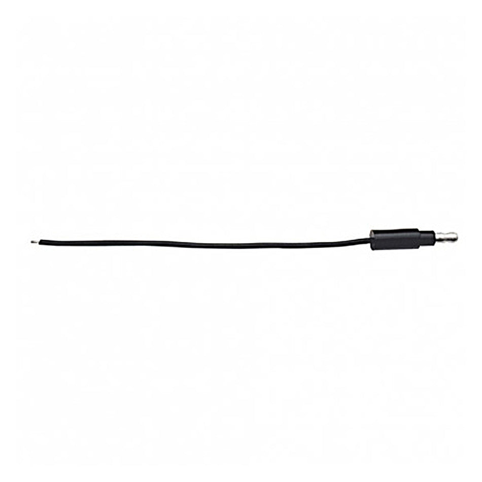 United Pacific - 6" Single Lead Wire With .180 Bullet Termination & Stripped End (Black or White))