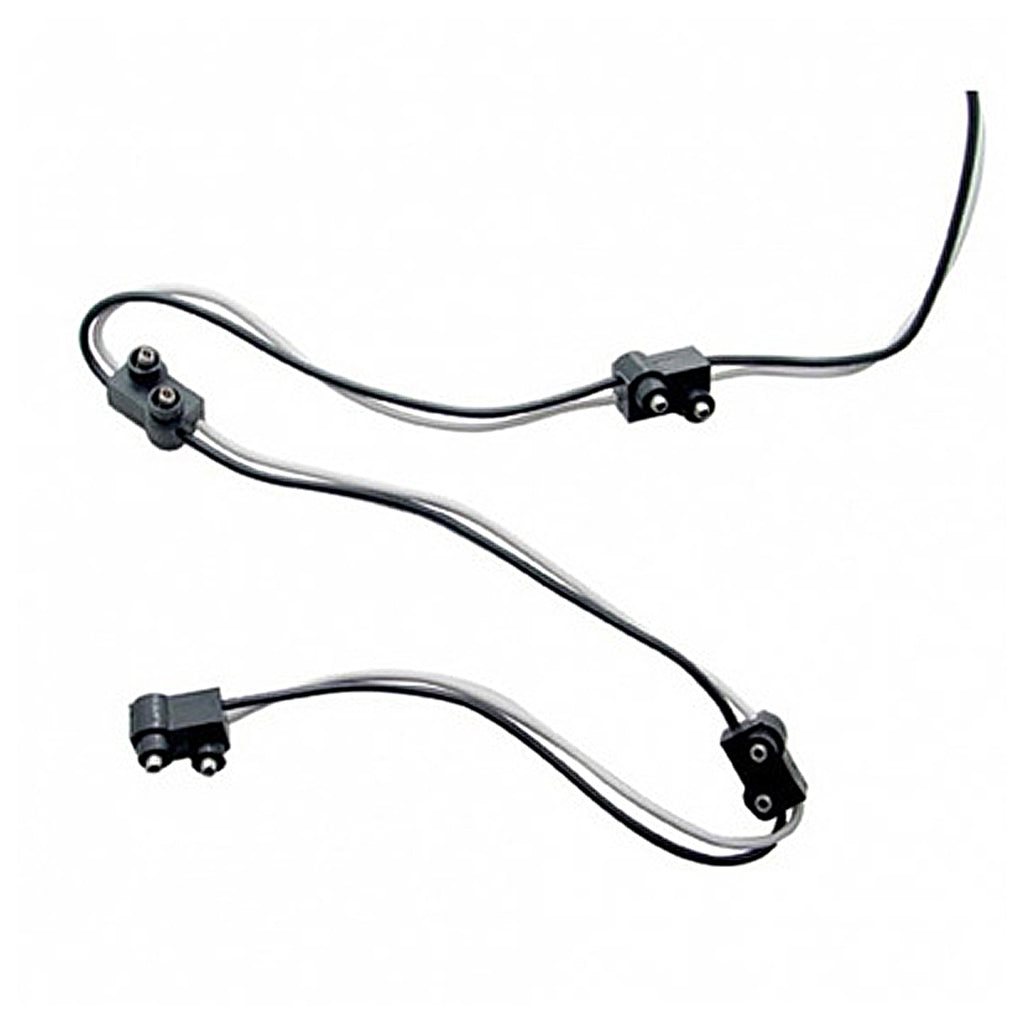 United Pacific - 2 Prong Plug Wiring Harness With 4, 5, or Plugs & 7" Lead