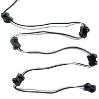 United Pacific - 2 Prong Plug Wiring Harness With 4, 5, or Plugs & 7" Lead