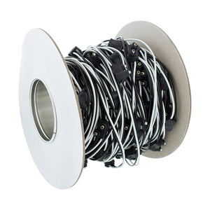 100 Count 2-Prong Male Bullet Plugs 16G Wire Harness Roll - 100' w/ 12" Lead Between Plugs (Sold by the Plug or the Roll)