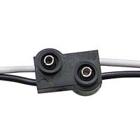 200 Count 2-Prong Male Bullet Plugs 16G Wire Harness Roll - 100' w/ 6" Lead Between Plugs