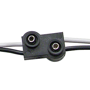 200 Count 2-Prong Male Bullet Plugs 16G Wire Harness Roll - 100' w/ 6" Lead Between Plugs