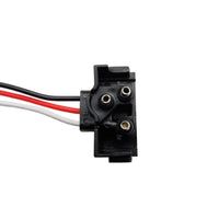 100 Count 3-Prong Male Right Angle Bullet Plugs Wire Harness Roll w/ 12" Lead Between Plugs