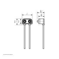 United Pacific - 2 Prong Light (Clearance/Marker) Plug (Individual or 20 Pack)