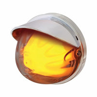 9 LEDs Dual Function GloLight Watermelon Flush Mount Kit With Visor - Amber LEDs (Amber or Clear Lens)