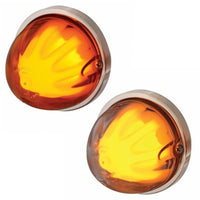9 LED Dual Function GloLight Watermelon Flush Mount Kit - Amber LED (Amber or Clear Lens)