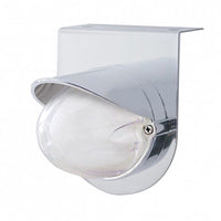 Stainless Light Bracket With 9 LED Dual Function Watermelon GloLight & Visor - Red LEDs (Red or Clear Lens)