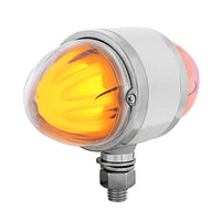 18 LEDs Dual Function GloLight Double Face Light - Amber & Red LEDs (Amber/Red or Clear Lens)