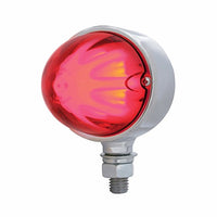 9 LED Dual Function GloLight Single Face Light - Red LEDs (Red or Clear Lens)