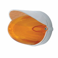 9 LED Dual Function GloLight Watermelon Grakon 1000 Flush Mount Kit With Visor - Amber LEDs (Amber or Clear Lens)