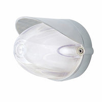 9 LED Dual Function GloLight Watermelon Grakon 1000 Flush Mount Kit With Visor - Amber LEDs (Amber or Clear Lens)