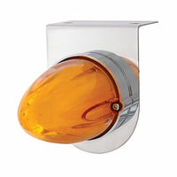 Stainless Steel Bracket With 9 LED Dual Function Watermelon GloLight - Amber LEDs (Amber or Clear Lens)