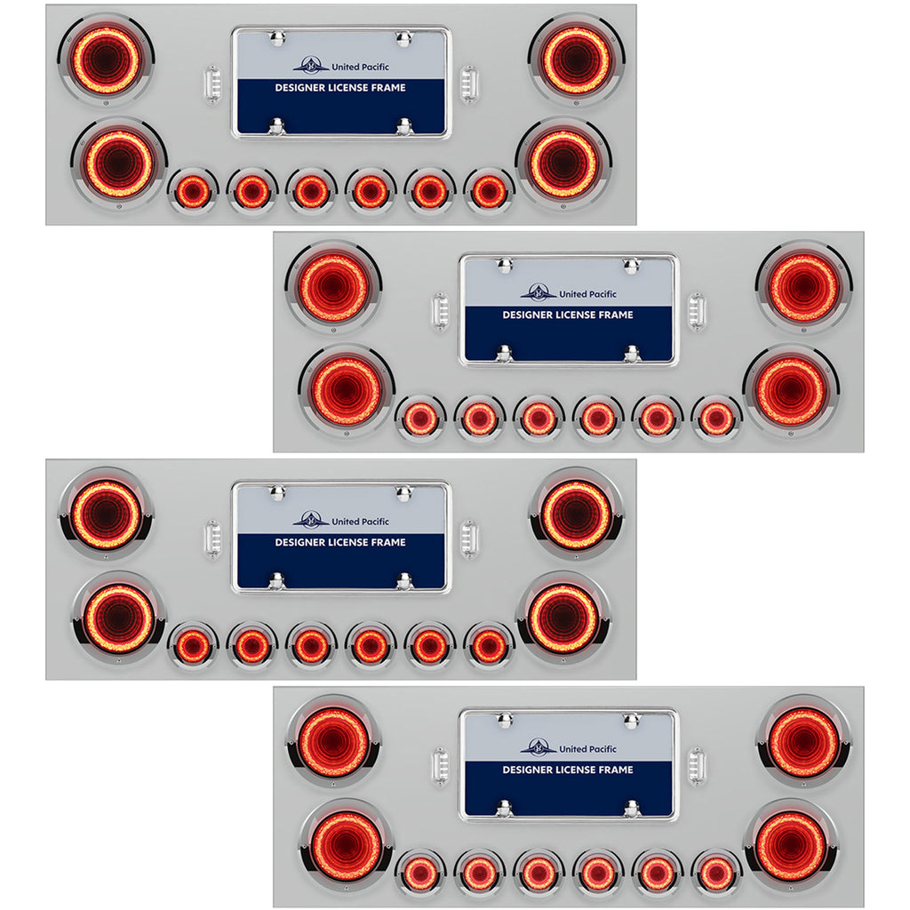 Stainless Steel Rear Center Panel w/ 4 X 23 LED 4