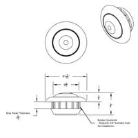 LED Dual Function ArcBlast 3/4" Mini Clearance/Marker Light - Amber LED (Amber or Clear Lens)