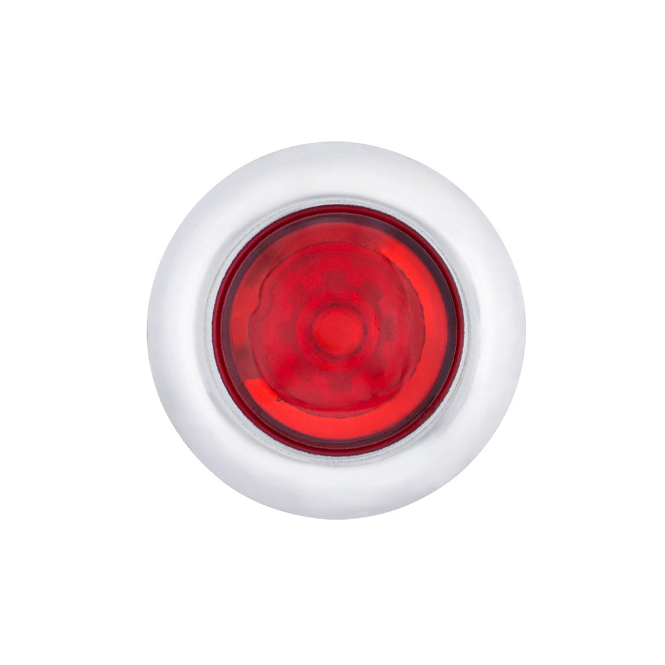 LED Dual Function ArcBlast 3/4" Mini Clearance/Marker Light - Red LED (Red or Clear Lens)