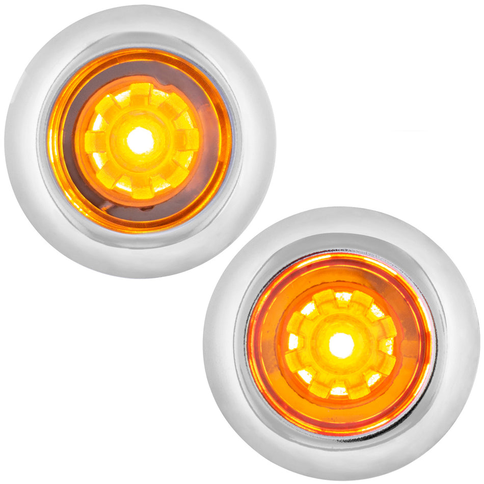 LED Single Function ArcBlast 3/4" Mini Clearance/Marker Light - Amber LED (Amber or Clear Lens)