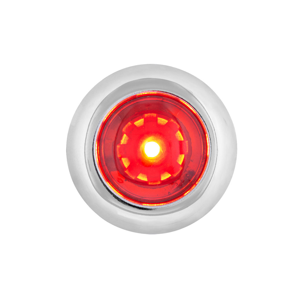 LED Single Function ArcBlast 3/4" Mini Clearance/Marker Light - Red LEDs (Red or Clear Lens)