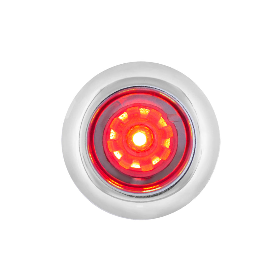 LED Single Function ArcBlast 3/4" Mini Clearance/Marker Light - Red LEDs (Red or Clear Lens)