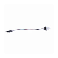 4 LED Dual Function 3/4" Mini Spike Clearance/Marker Light With Stainless Steel Bezel - Amber, Red, Blue or White (Clear Lens)