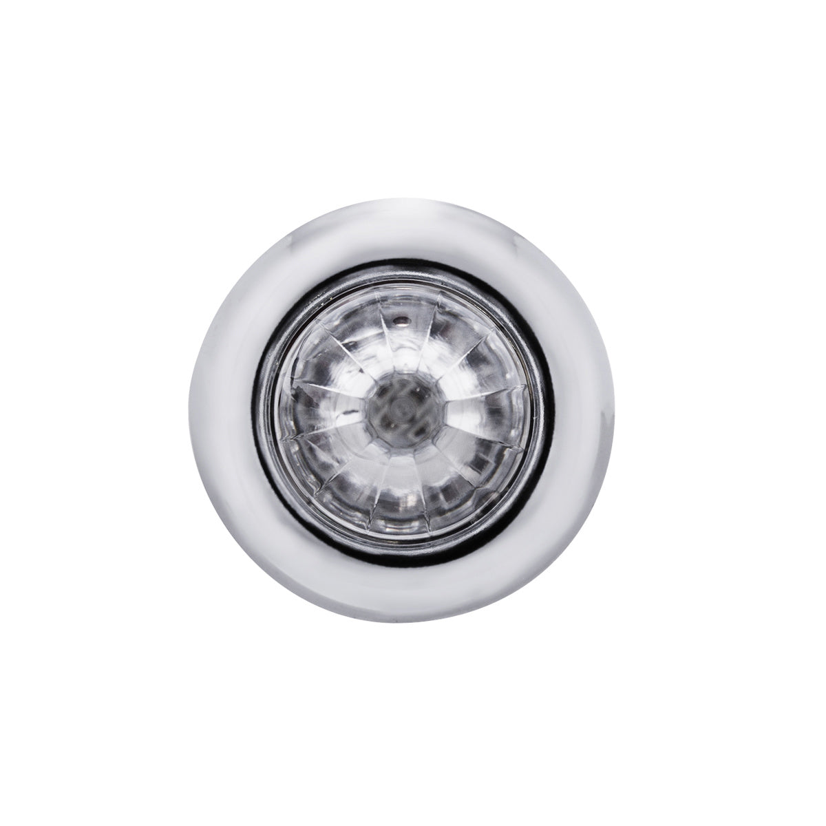 4 LED Dual Function 3/4" Mini Watermelon Clearance/Marker Light - Amber, Red, Blue or White LEDs (Clear Lens) - Berube's Truck Accessories