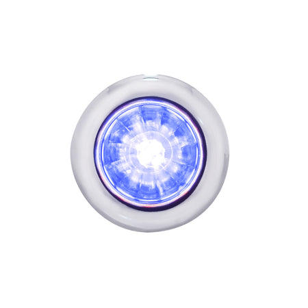 4 LED Dual Function 3/4" Mini Watermelon Clearance/Marker Light - Amber, Red, Blue or White LEDs (Clear Lens) - Berube's Truck Accessories