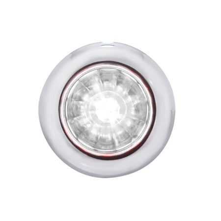 4 LED Dual Function 3/4" Mini Watermelon Clearance/Marker Light - Amber, Red, Blue or White LEDs (Clear Lens) - Berube's Truck Accessories