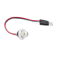 4 LED Dual Function 3/4" Mini Watermelon Clearance/Marker Light - Amber, Red, Blue or White LEDs (Clear Lens)