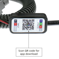 Chrome or Black LED Headlight With Color Changing Position Light Bar For Peterbilt 386 (2005-2015) & 387 (199-2010) (Driver or Passenger Side)