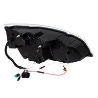 Chrome 10 LED Projector Headlight w/ LED Sequential Turn & DRL For 2018-2024 Cascadia