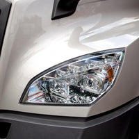 Chrome 10 LED Projector Headlight w/ LED Sequential Turn & DRL For 2018-2024 Cascadia