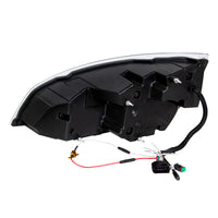 Chrome 10 LED Projector Headlight w/ LED Sequential Turn & DRL For 2018-2024 Cascadia