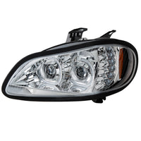 Chrome LED Projection Headlight Assembly For 2003-2024 Freightliner M2 (Driver or Passenger Side)