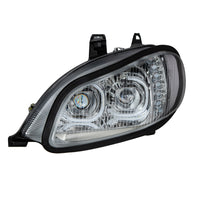 Chrome LED Projection Headlight Assembly For 2003-2024 Freightliner M2 (Driver or Passenger Side)