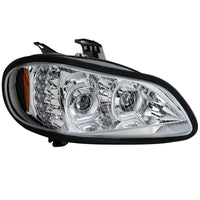 Chrome LED Projection Headlight Assembly For 2003-2024 Freightliner M2 (Driver or Passenger Side)