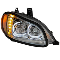 Chrome LED Projection Headlight Assembly For 2003-2024 Freightliner M2 (Driver or Passenger Side)