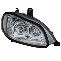 Chrome LED Projection Headlight Assembly For 2003-2024 Freightliner M2 (Driver or Passenger Side)