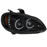 Black LED Projection Headlight Assembly For 2003-2024 Freightliner M2 (Driver or Passenger Side)