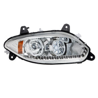 United Pacific - Chrome 17 LED Headlight For 2018-2024 International LT (Driver or Passenger Side)