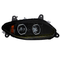 United Pacific - Black 17 LED Headlight For 2018-2024 International LT (Driver or Passenger Side)